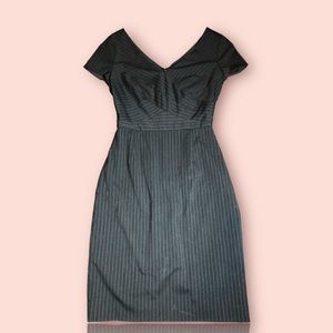 Banana Republic dark gray career business casual dress